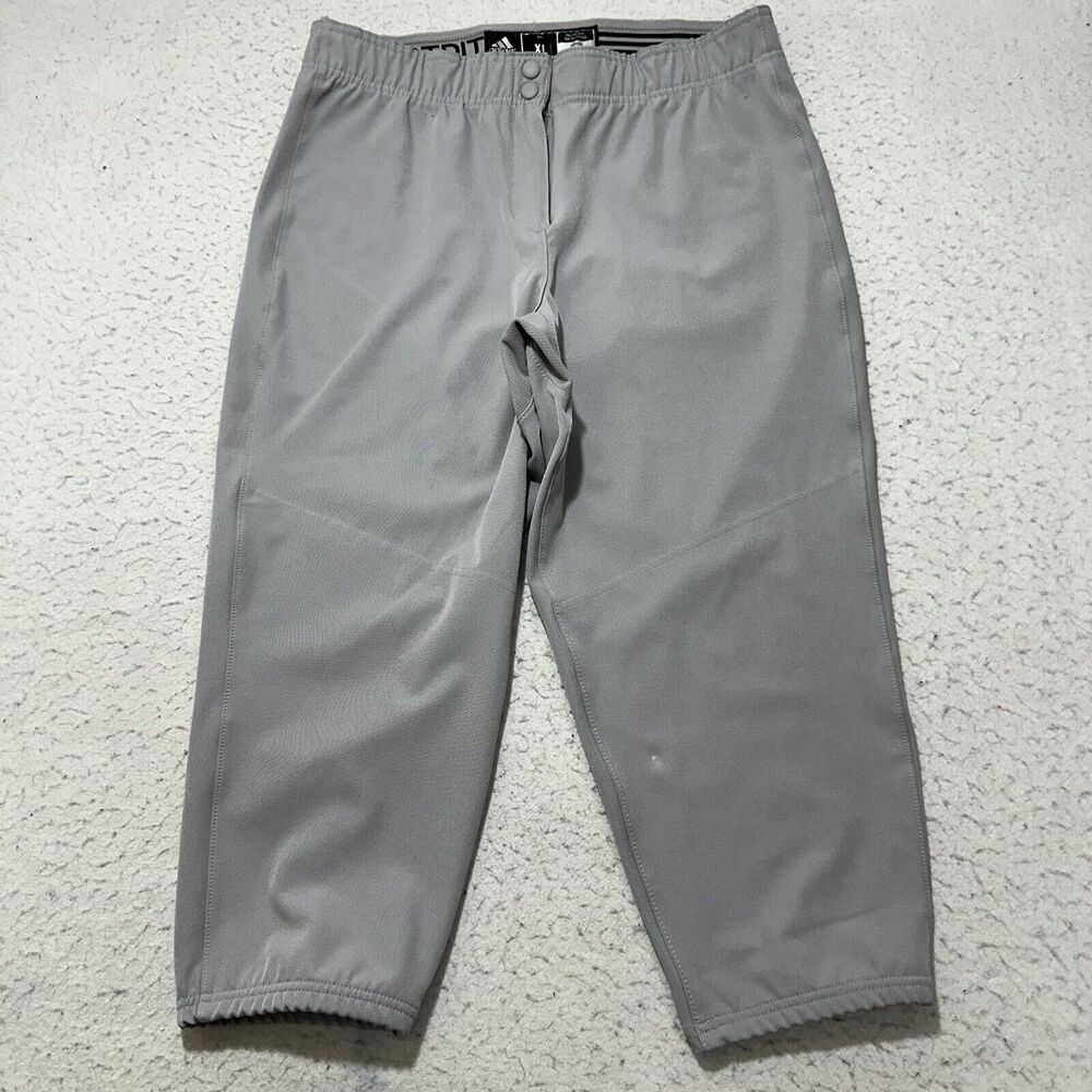 Adidas Diamond Queen Elite Women's XL Softball Pants Gray 21" Inseam Baseball